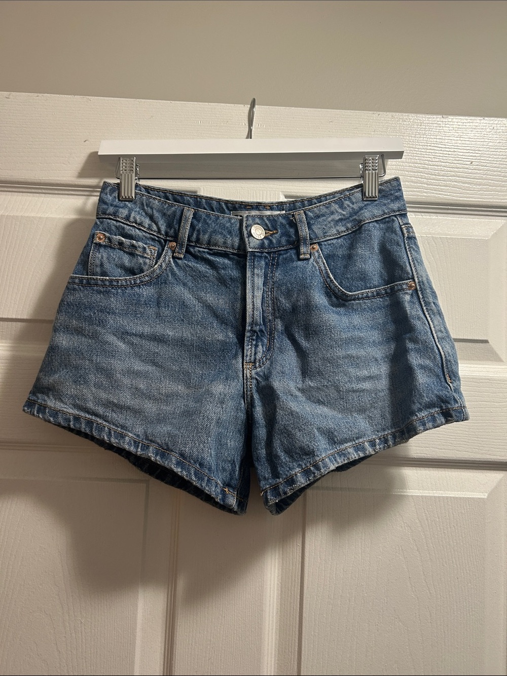 Classic Blue Denim Women's Shorts
